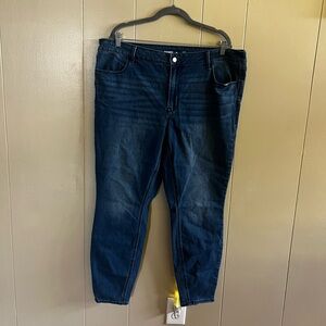 Old Navy High-Rise Super-Skinny Jeans in Dark Blue